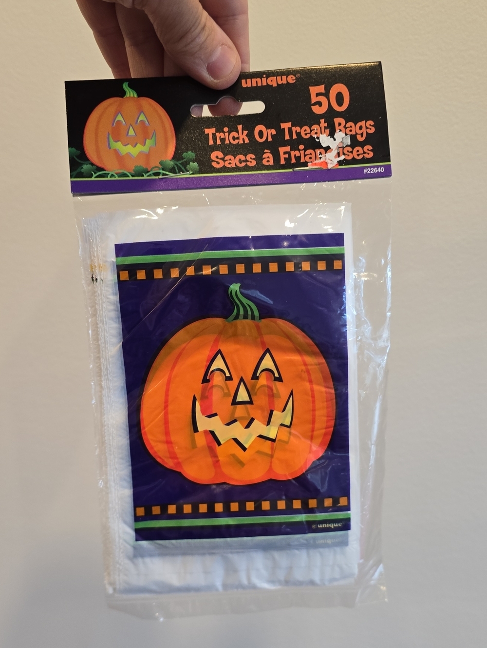 Vintage 90s Halloween Trick Or Treat Candy Bags